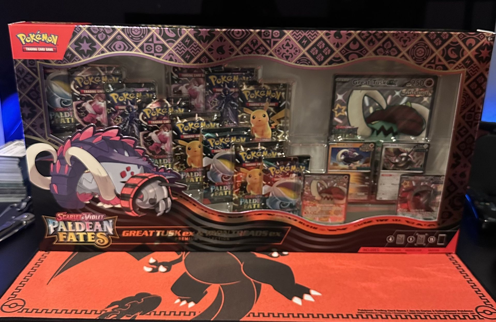 Paldean Fates Great Tusk Ex & Iron Treads Ex 