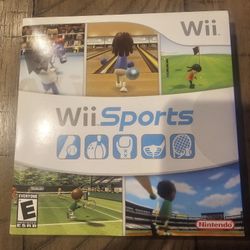 Nintendo Wii Sports (2006) with Game Disk, Manual & Sleeve 