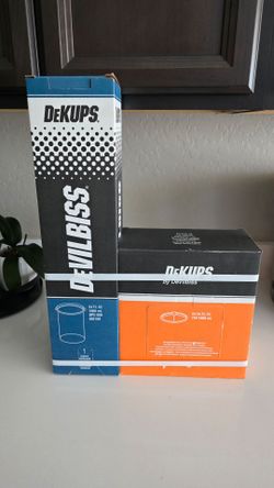 DeVilbiss DeKups disposable spray paint cups and lids