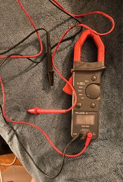 Fluke 36 True RMS Digital Clamp Meter w/ Test Leads – Tested & Working