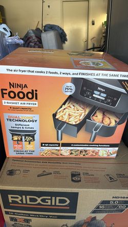 Brand NEW Ninja Foodi DualZone 8-QT 2 Basket Air Fryer – Like New