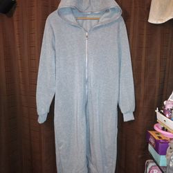 Unisex Gray Long Hoodie 