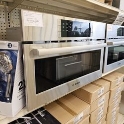 Built In Microwave Bosch 30 Inch Wide Stainless Steel 