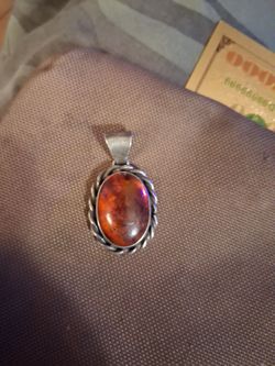 Silver necklace charms