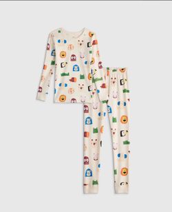 NEW Quince Toddler Organic Cotton Pjs