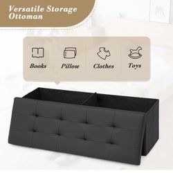 Storage ottoman bench 