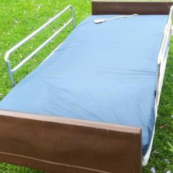 hospital B'ed Fully Functional Rails Ma-ttress Included 