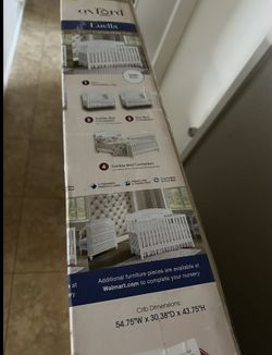 WHITE OXFORD 4 IN 1 CRIB