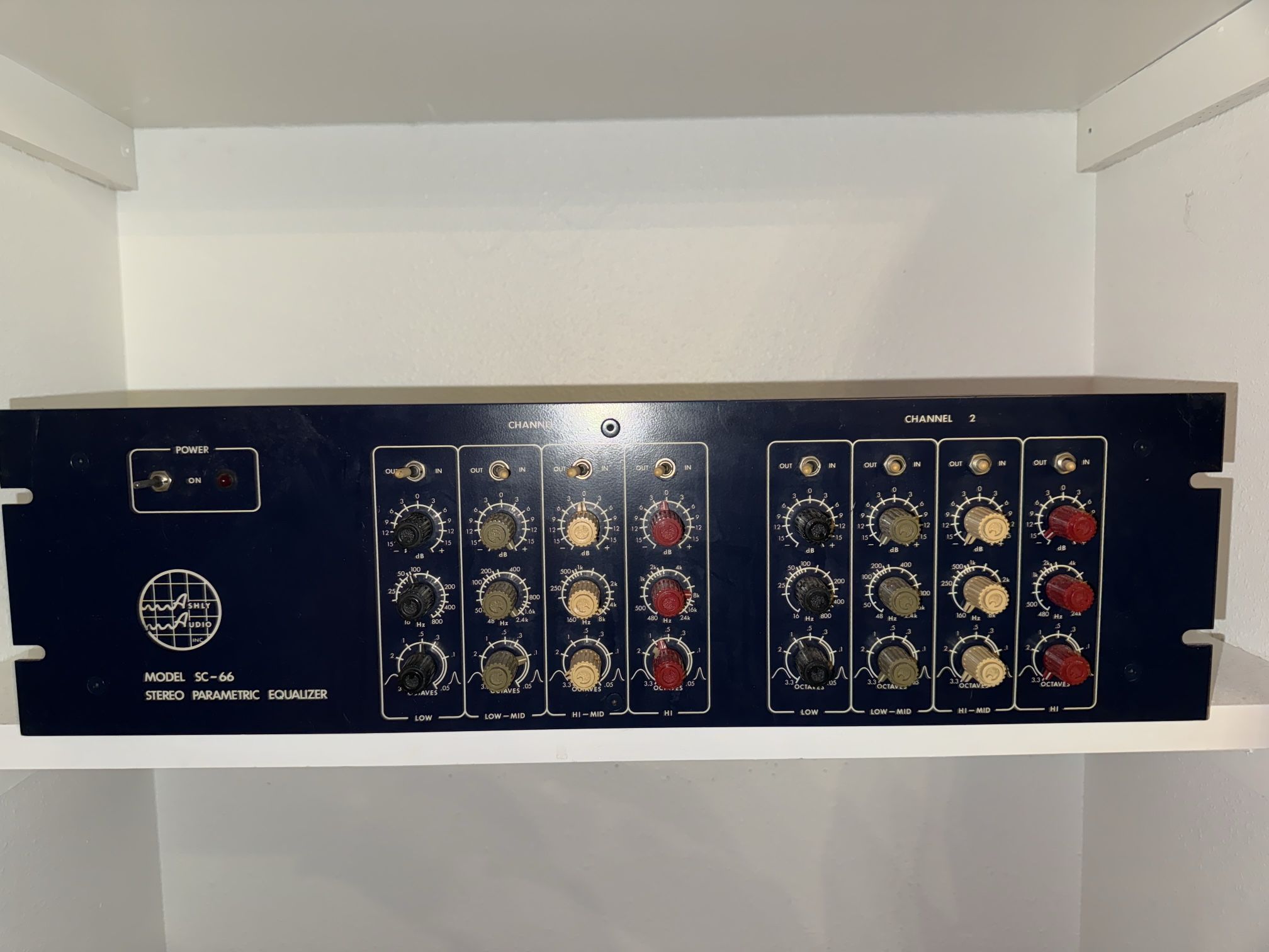 Ashley Audio SC-66 Stereo Parametric Equalizer