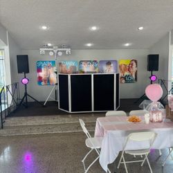  QSC SPEAKERS  &  LIGHTS  FIESTA PARTY PIONEER DJ CONTROLLER 