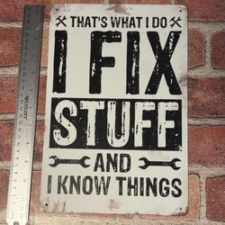 Funny Garage Metal Sign (Ship Only) 