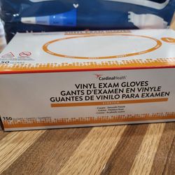 Vinyl Exam Gloves, Box of 150
