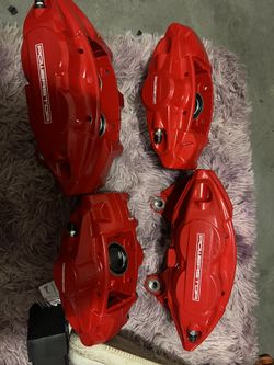 PoWerstop  S6182 of High-Temp Red Powder Coated Calipers