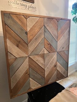 Rustic wood wall art 🖼️