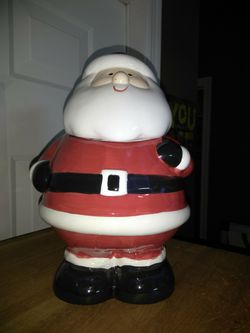 Adorable Santa Cookie Jar