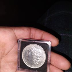 1887  Morgan dollar.