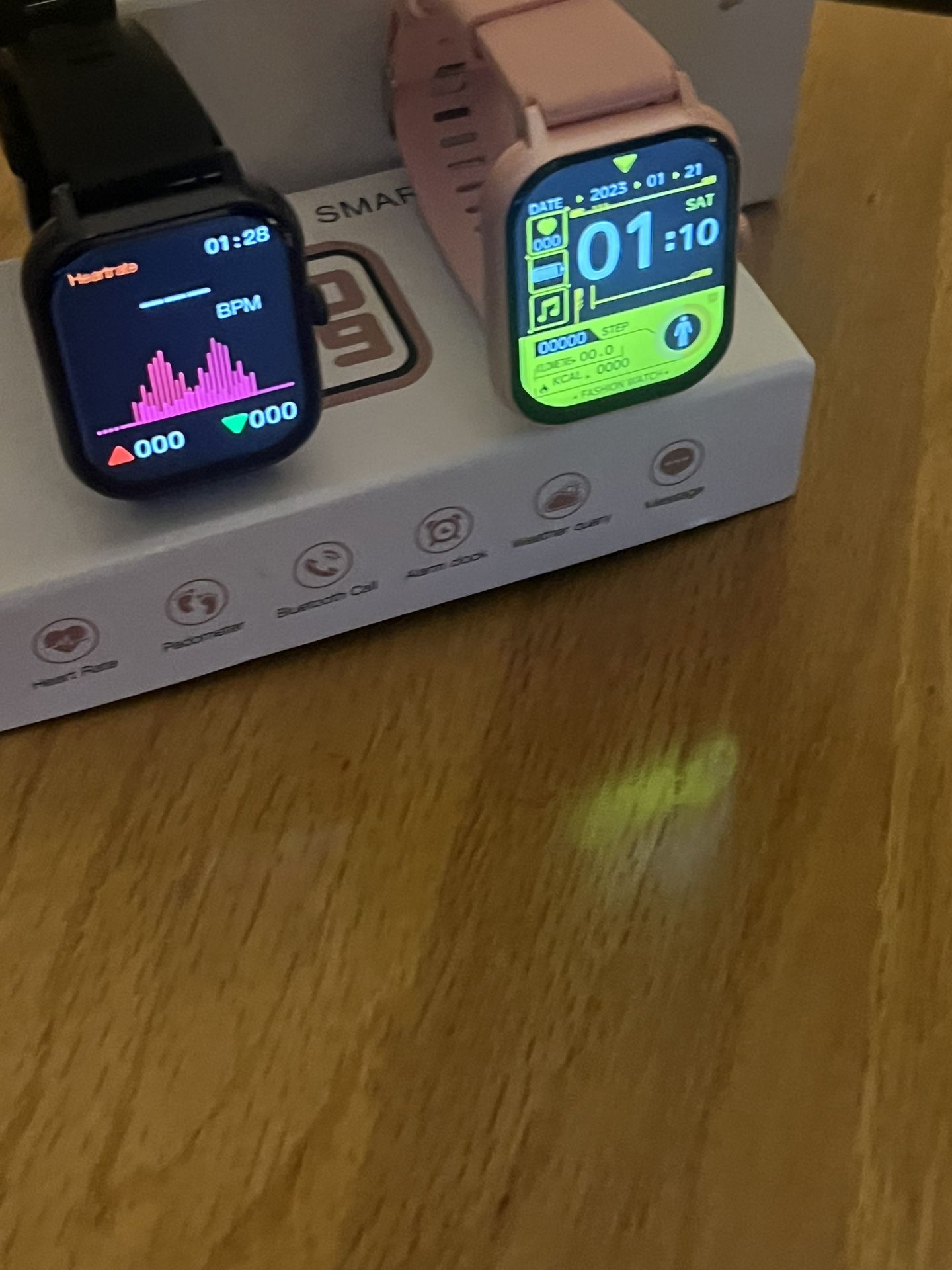 Black And Pink Smart Watches Last 2 Left Going Like Hot Cakes