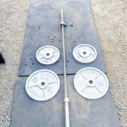 Olympic Bar And Weights 