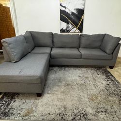 Gray 4-Seater Sectional Sofa