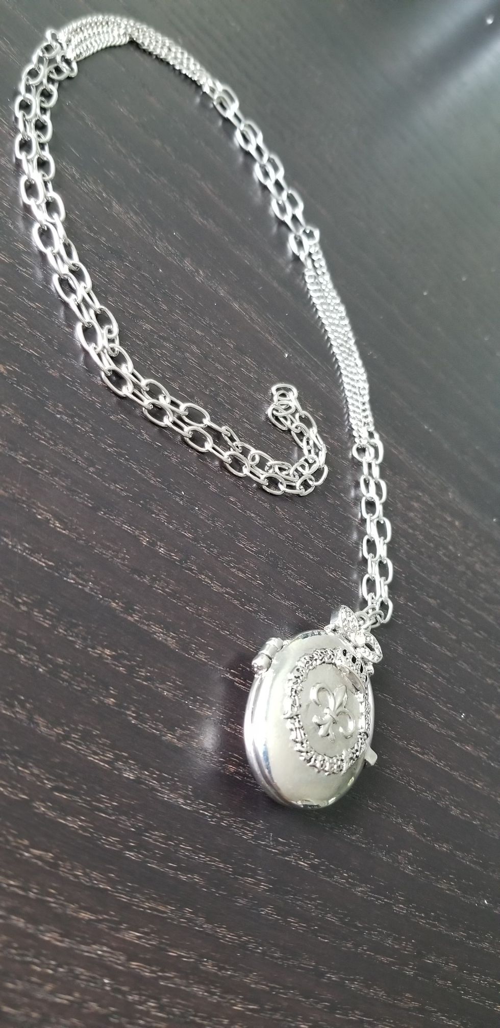 Silver Locket Necklace