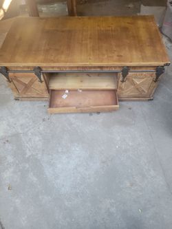 Barn Door Style coffee table