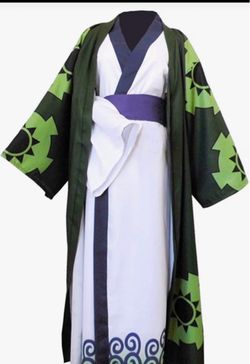 Adult Cosplay Costume Anime Cloak Robe Kimono Halloween Outfit
