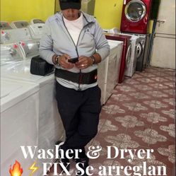 Washer and dryer (Repair Man) Lavadora secadora