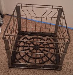 Metal Milk Crate