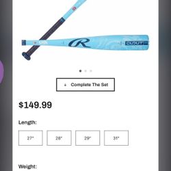 Rawlings Clout Baseball Bat