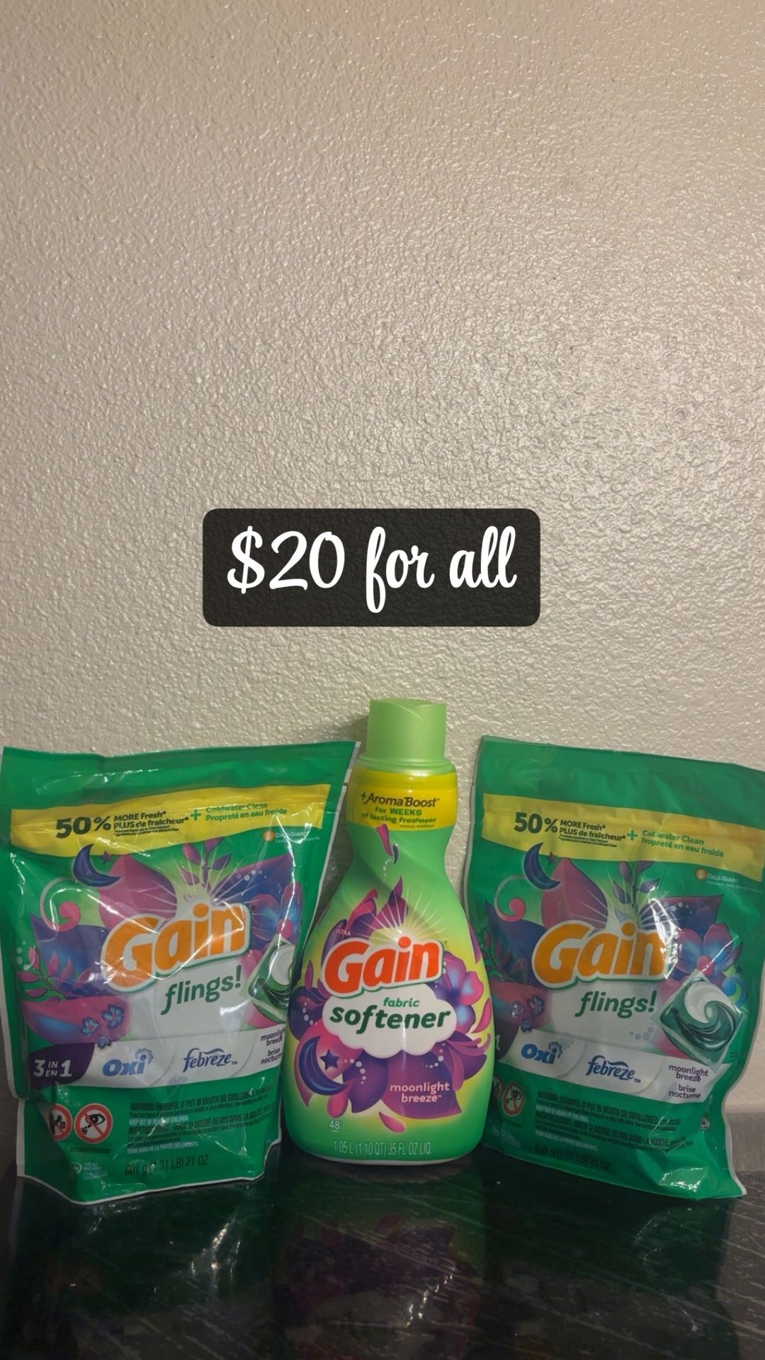 Gain Pods Bundle (62 Pods Total ) 