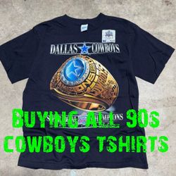 ISO 1990s Dallas Cowboys Tshirts 