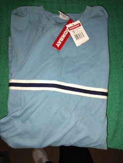 UNION BAY MENS T-SHIRT, BLUE, L/S, L/XL