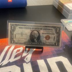 1935 Silver Certificate Hawaii One Dollar Bill 