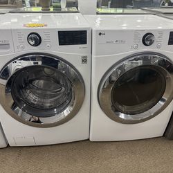 LG Washer & Gas Dryer Set – Clean, Tested, Warranty Included