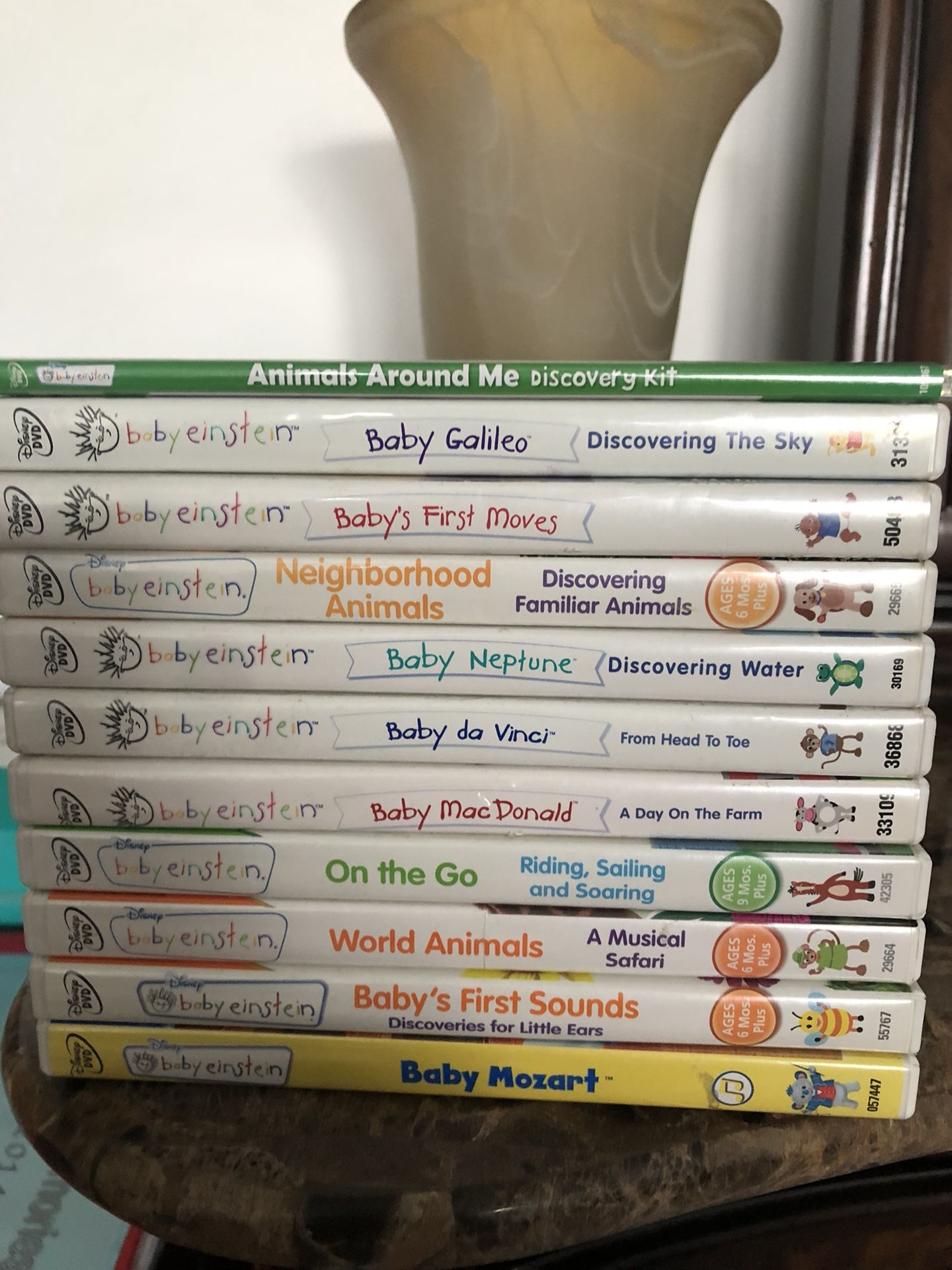 11 baby Einstein dvds