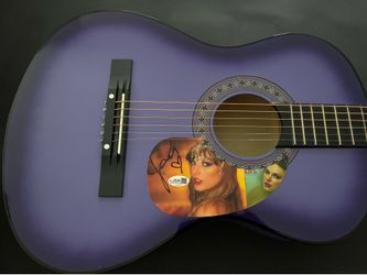 Taylor Swift Guitar with Signed Custom Insert Pickguard (JSA)
