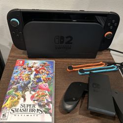 Brand New Nintendo Switch 2 + Super Smash Bros