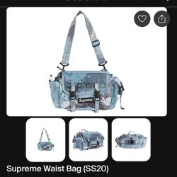 Supreme Ss20 Blue Camouflage Bag
