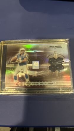 Drew Brees Jersey Card San Diego Chargers 174/250