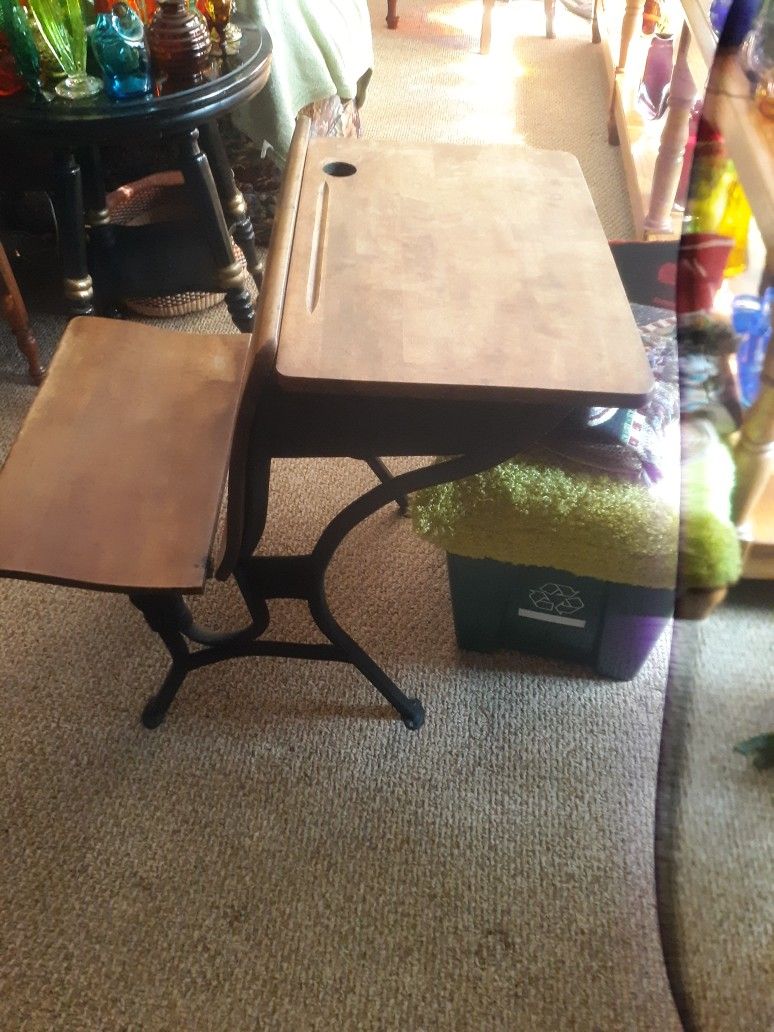 This Desk Is An Antique And In Nice Condition