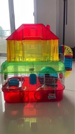 CUTE Tiny Tales Comfy 2 Story House Small Pet Habitat