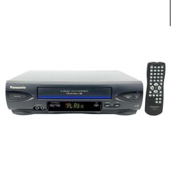 New Panasonic PV-V4022 Omnivision 4 Head VCR VHS Player Recorder