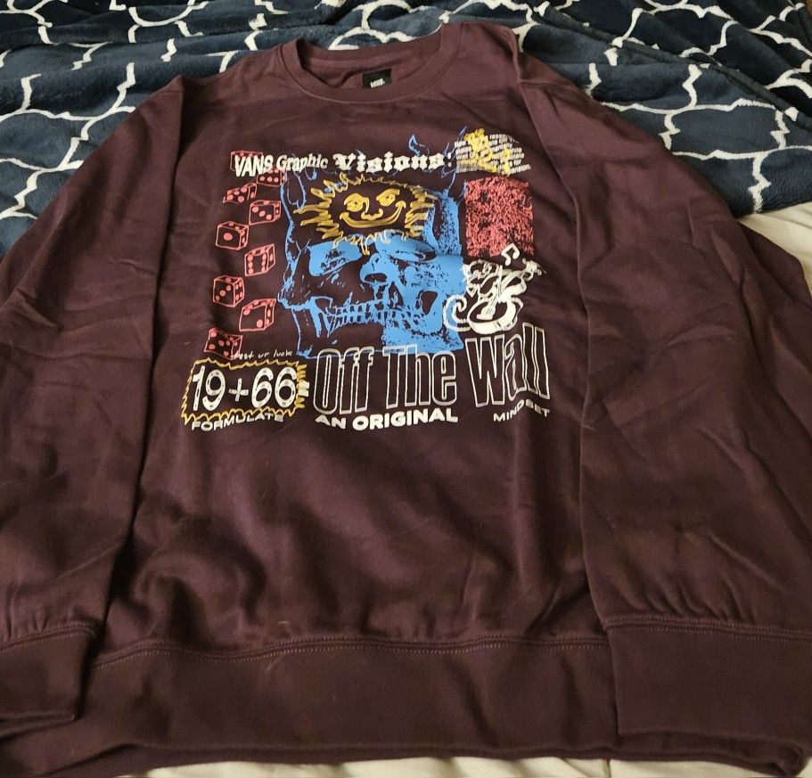 NWT VANS MENS XXL SWEATSHIRT