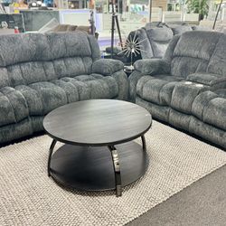 Limited Time Offer‼️Beautiful Grey Reclining Sofa&Loveseat On Sale Now $1299 (Huge Saving)