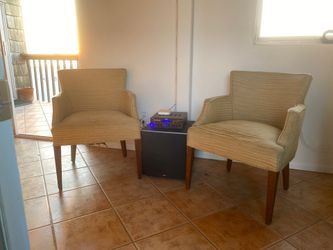 2 mid century chairs