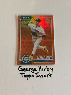 George Kirby Seattle Mariners Pitcher Topps Short Print Insert Card.