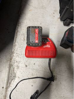 M12 4.0 ah battery and charger