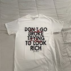 White t shirt cool design 100% cotton