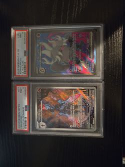 Two graded pokemon cards