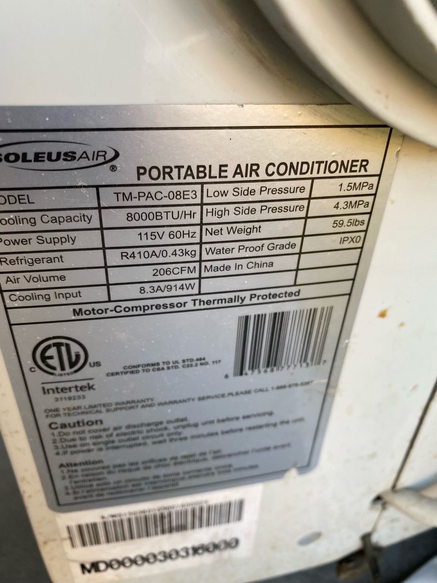 Air conditioner portable with filters